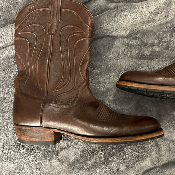 Men's Tecovas brown Leather boots - Picture 3 of 5